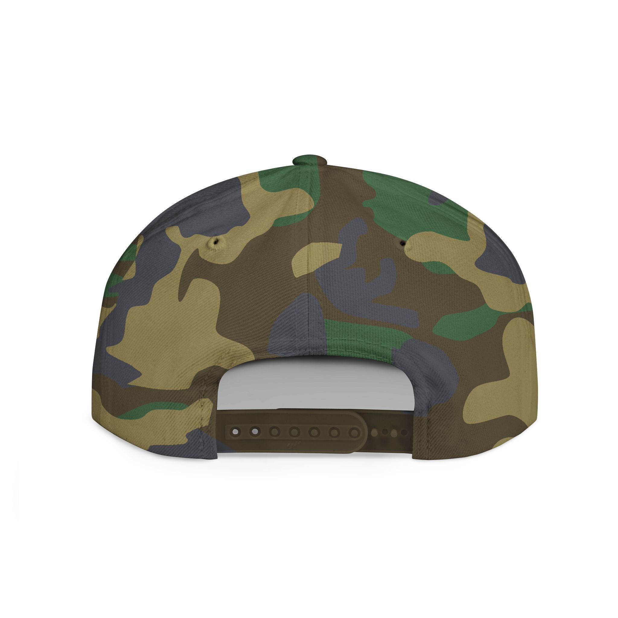 Gym Rats Iron Flat Bill Snapback Hat — GR Logo Fitness Cap