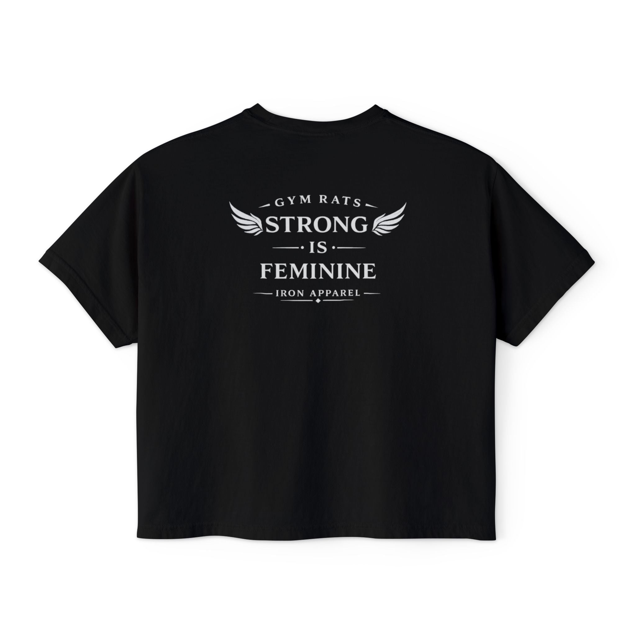 Strong Is Feminine – Women’s Slightly Cropped Pump Cover