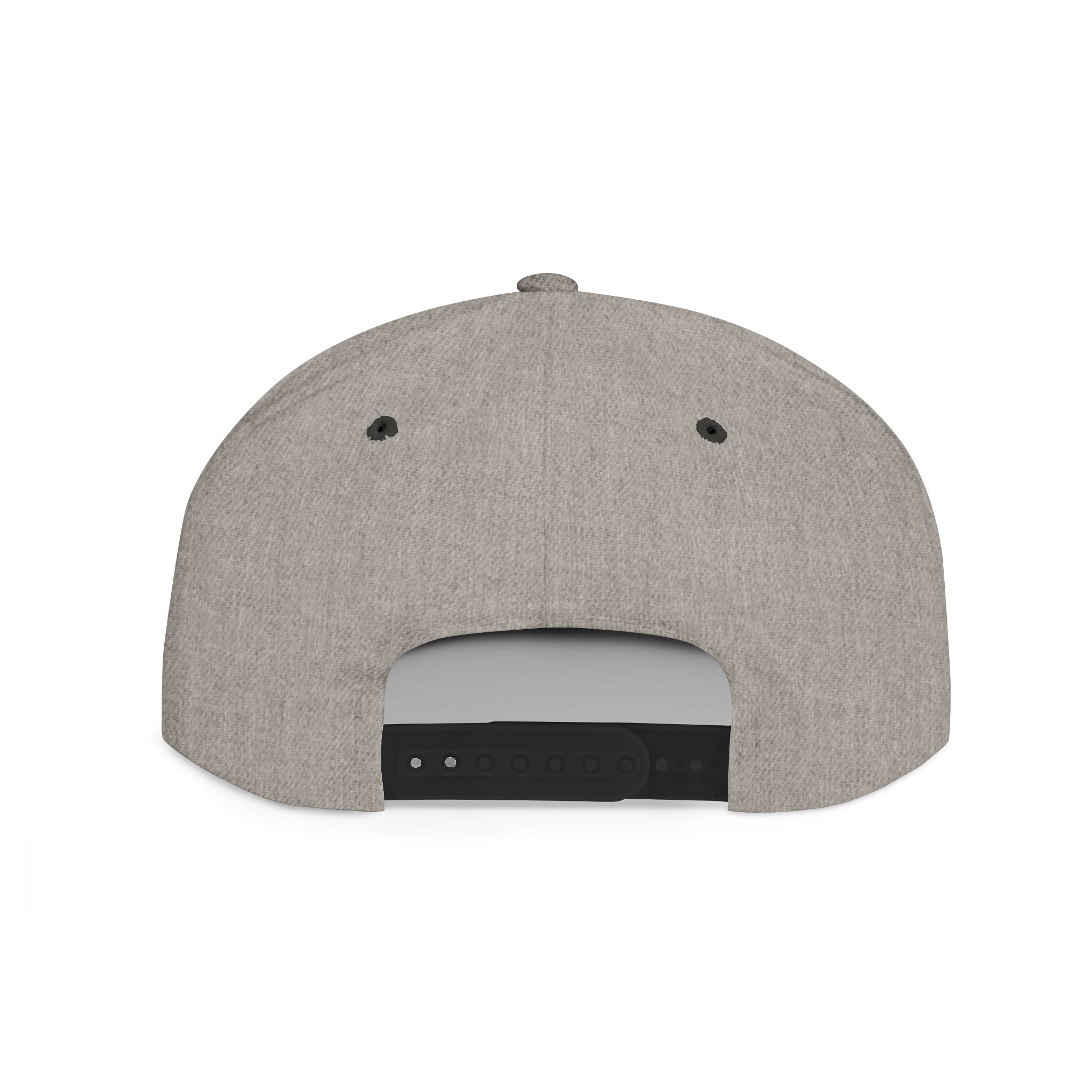 Gym Rats Iron Flat Bill Snapback Hat — GR Logo Fitness Cap