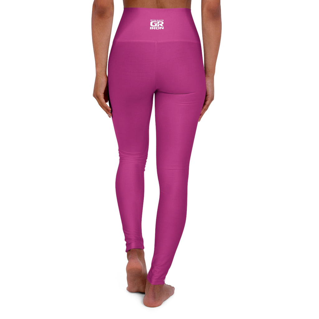 Gym Rats Iron – Women’s Pink Performance Leggings