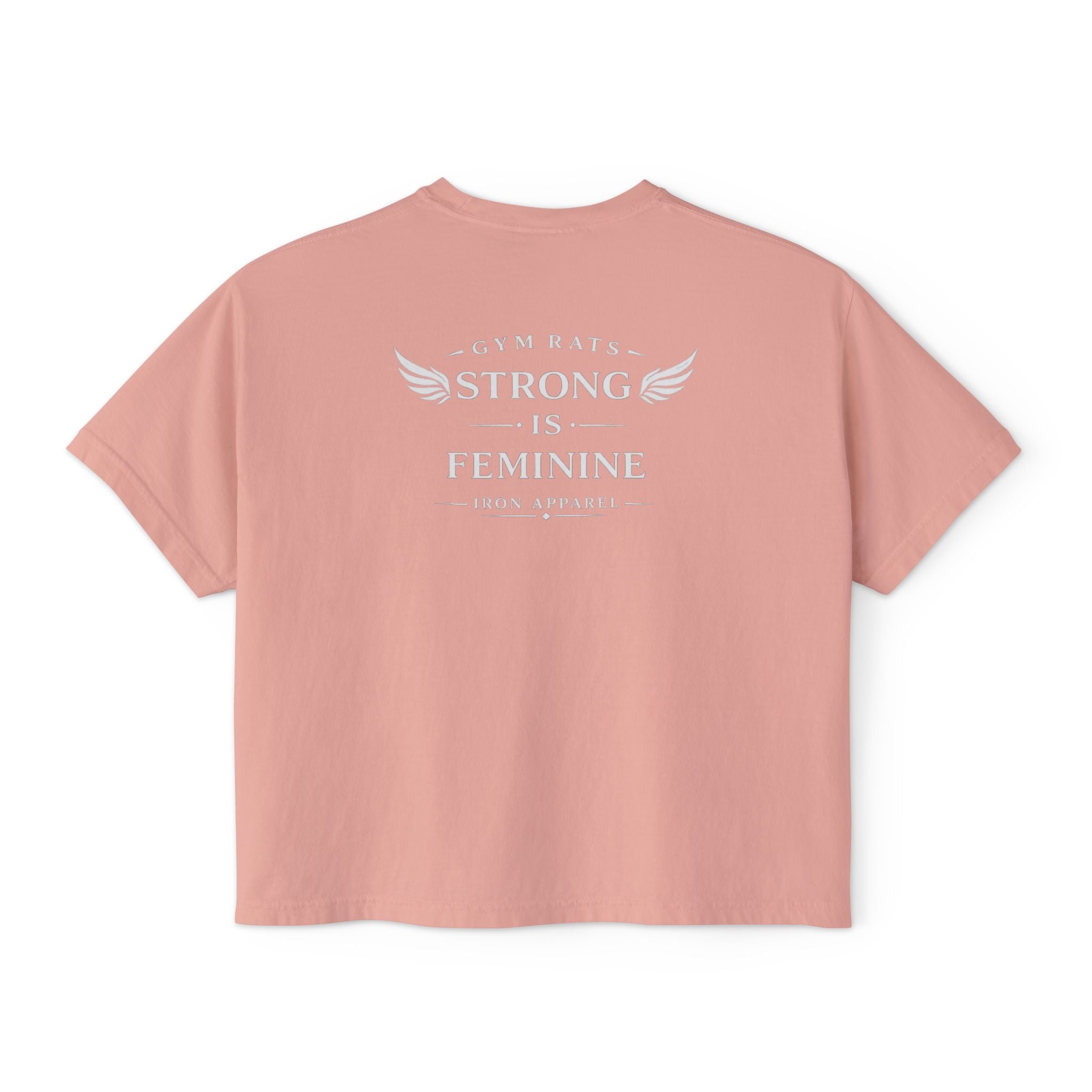 Strong Is Feminine – Women’s Slightly Cropped Pump Cover