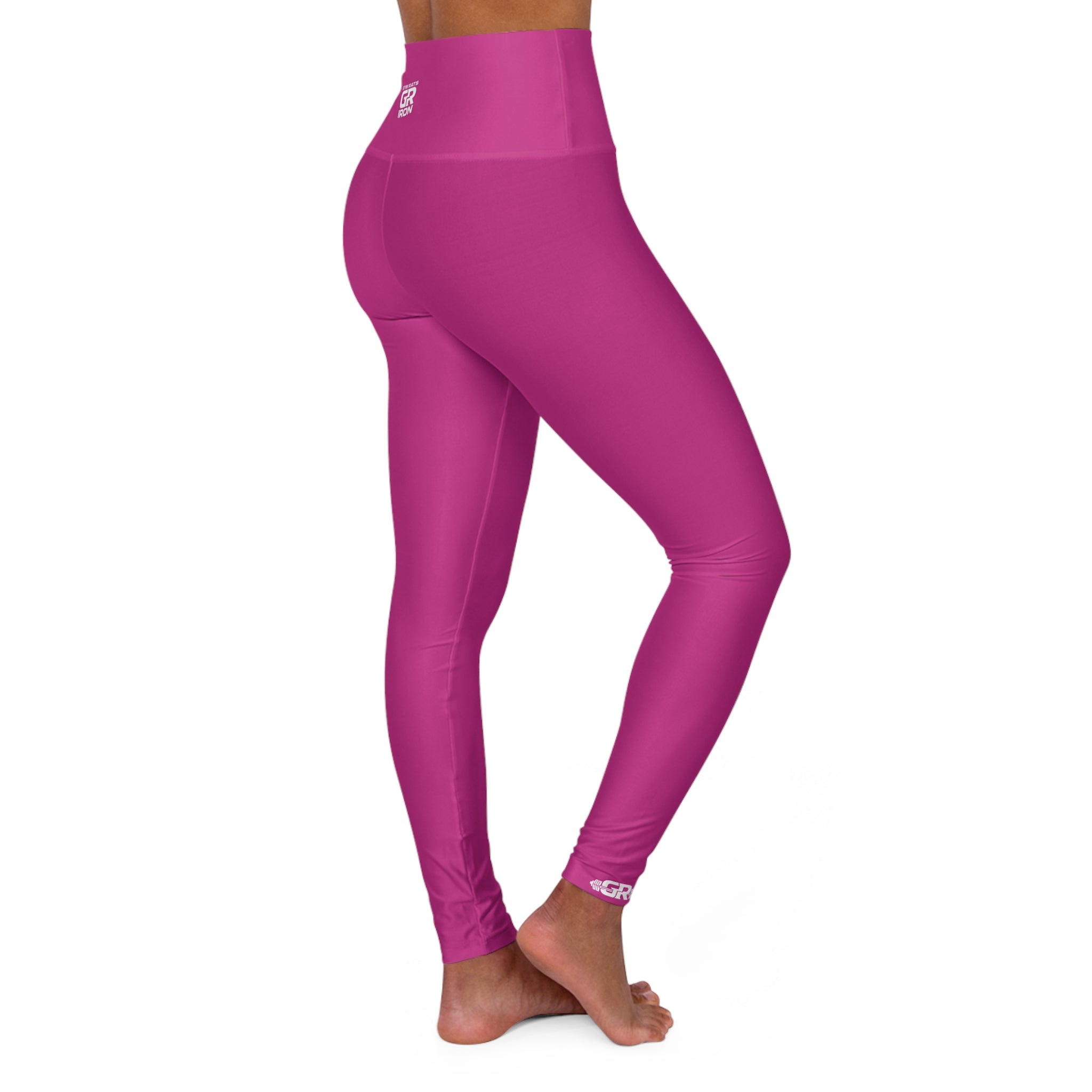 Gym Rats Iron – Women’s Pink Performance Leggings