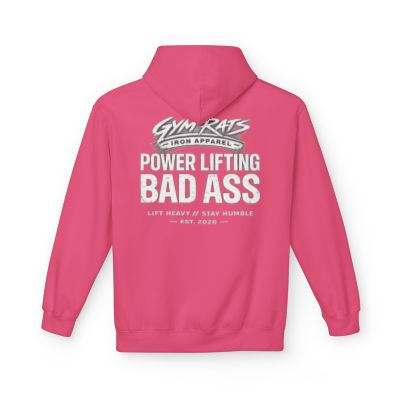 Unisex Powerlifting Badass Hoodie - Gym Rats Weightlifting Pullover