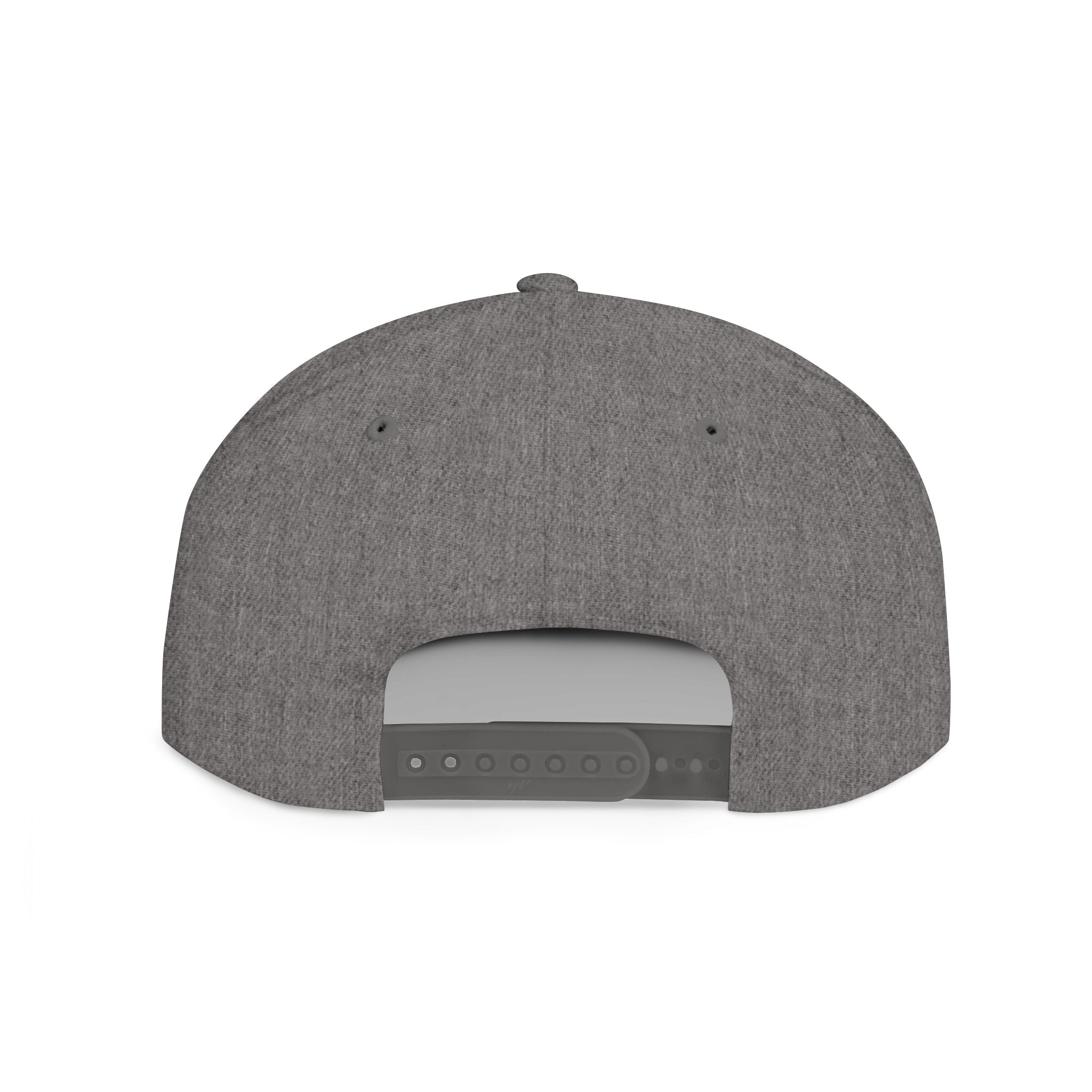 Gym Rats Iron Flat Bill Snapback Hat — GR Logo Fitness Cap