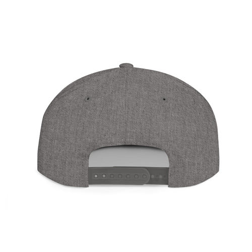 Gym Rats Iron Flat Bill Snapback Hat — GR Logo Fitness Cap